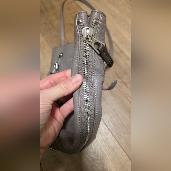 Rudsak ($445) Pamela Grey Pebble Leather Crossbody - Picture 13 of 15